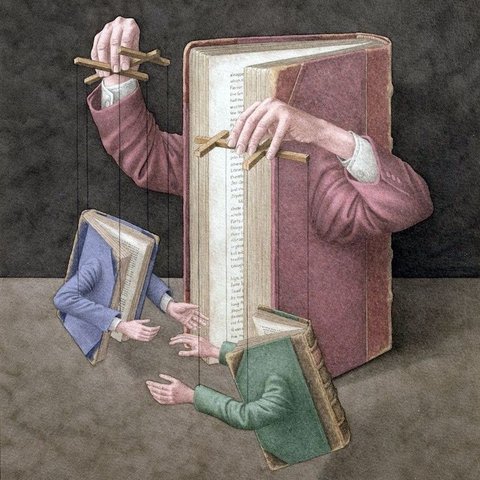 Books puppets