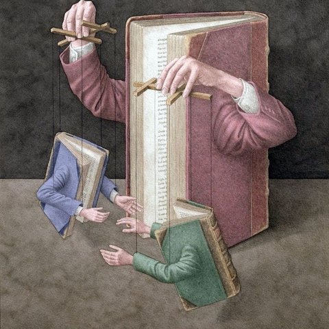 Books puppets