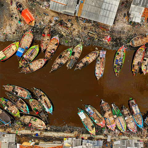 aerial-view-of-fishing-boats-docked-along-the-river2