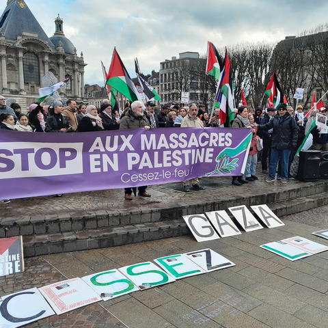 manif gaza lille